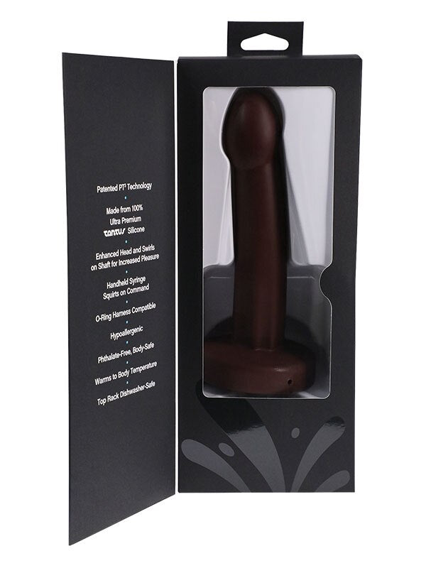 POP by TANTUS Squirting Dildo Espresso Tantus