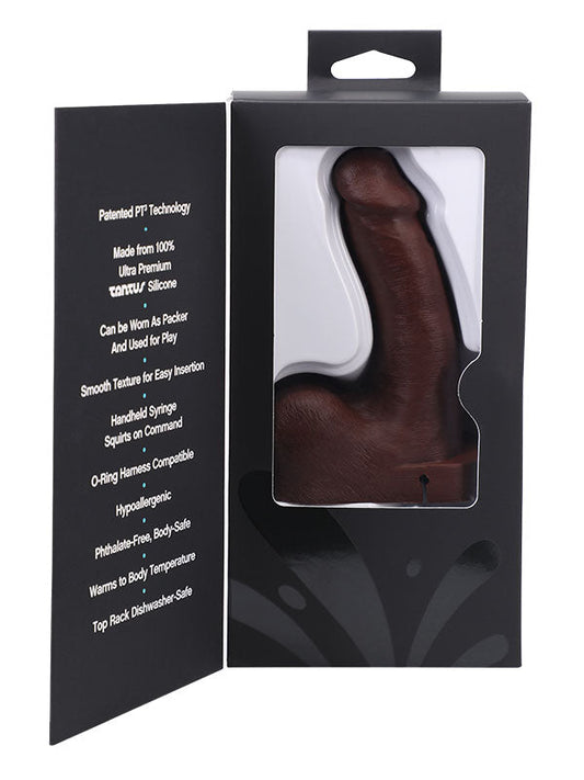 POP N Play by TANTUS Squirting Packer Espresso Tantus