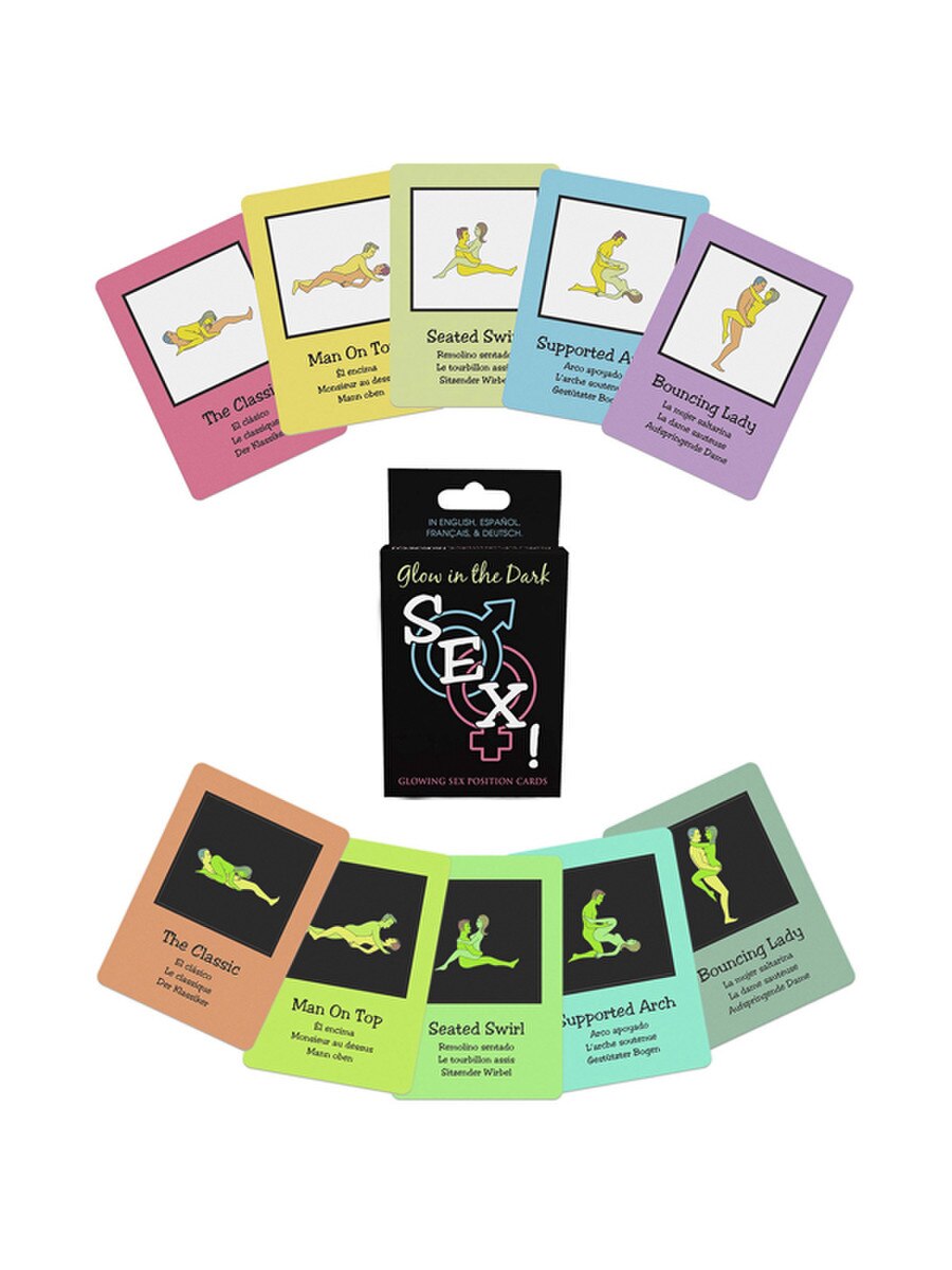 Glow In The Dark Sex Cards - Club X