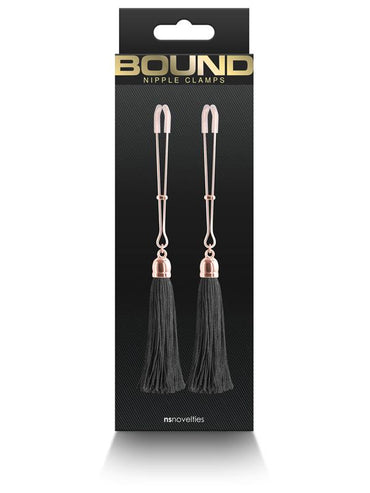 Bound Nipple Clamps T1 Black NS Novelties