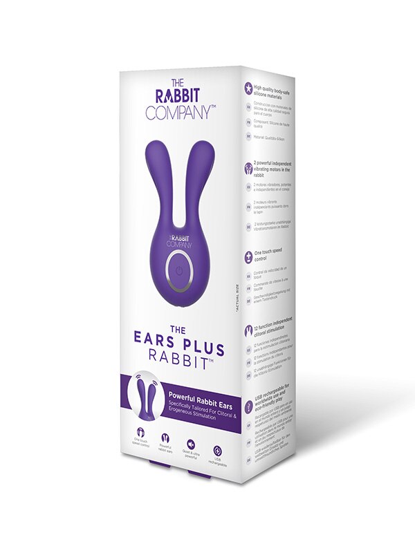 The Ears Plus Rabbit Purple The Rabbit Company