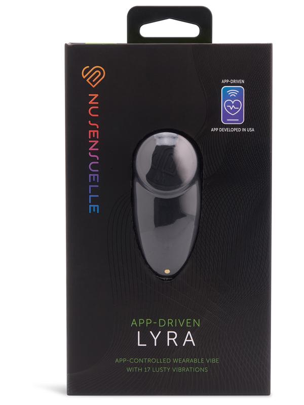 NU Sensuelle Lyra Long Distance Panty Vibe Black NU Sensuelle