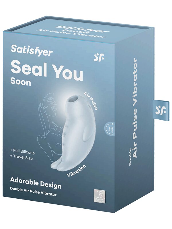 Satisfyer Seal You Soon - Baby Blue USB Rechargeable Air Pulse Stimulator Satisfyer