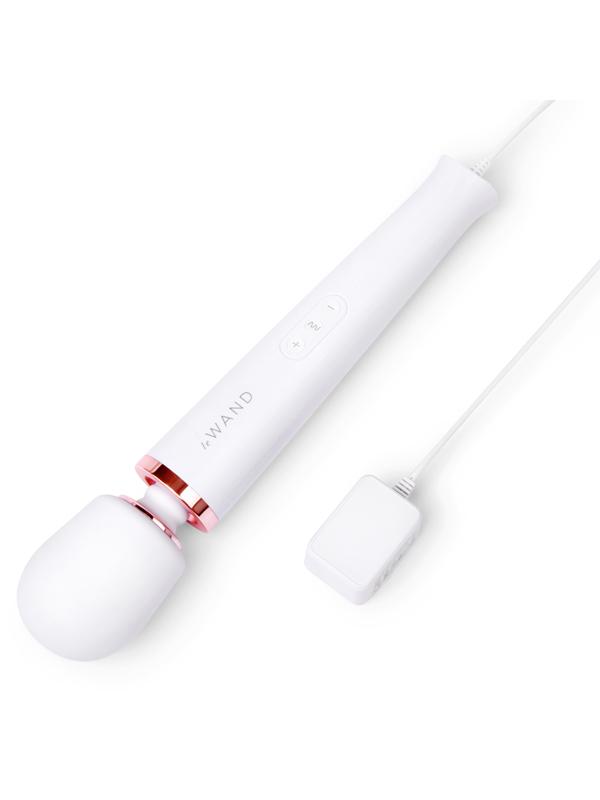 Le Wand Plug-in Vibrating Massager White Le Wand
