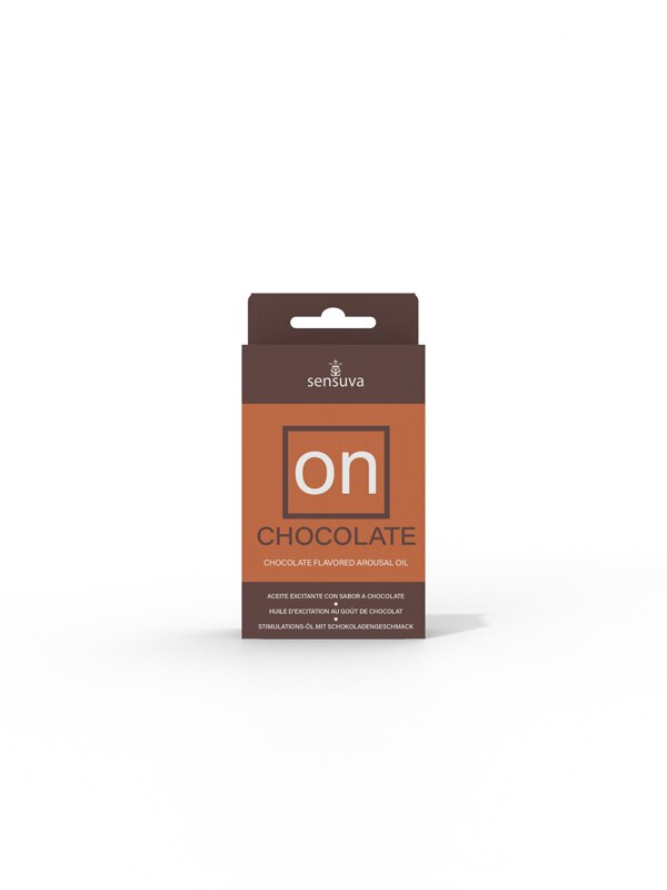 On Chocolate Arousal Oil 5ml Medium Box Sensuva