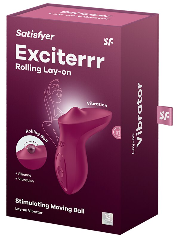 Satisfyer Exciterrr - Berry USB Rechargeable Stimulator Satisfyer