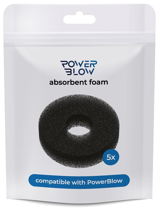 PowerBlow Absorbent Foam 5pack By KIIROO