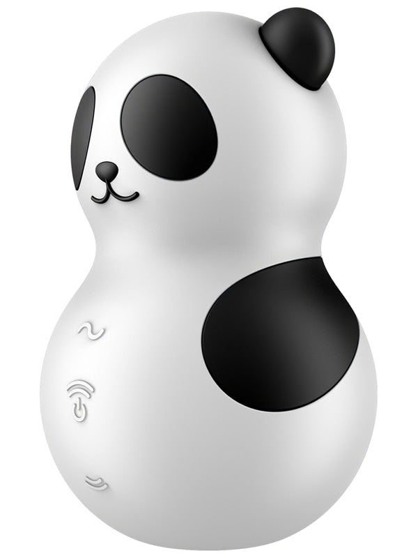 Satisfyer Pocket Panda - Black USB Rechargeable Air Pulse Stimulator Satisfyer