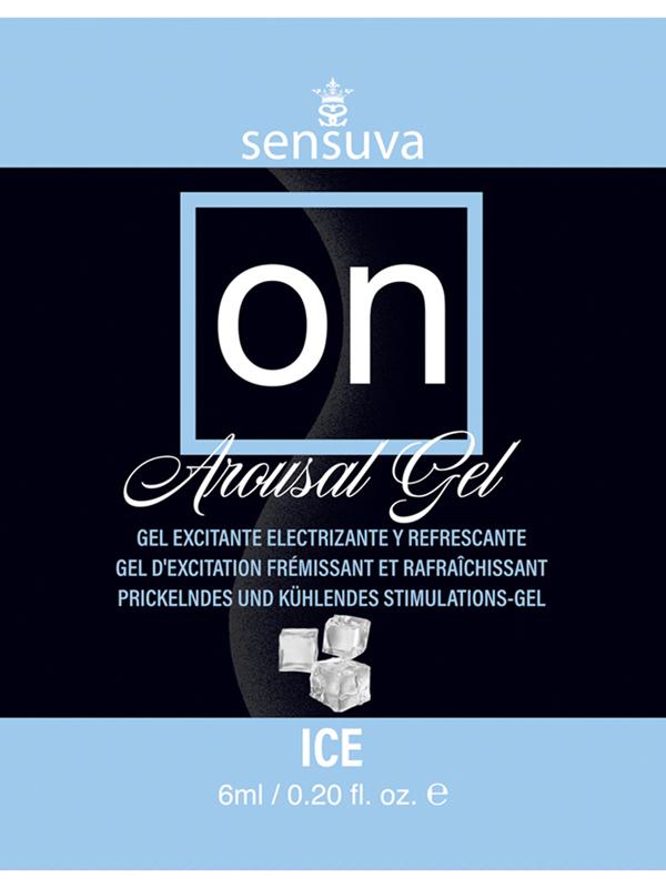 On Ice Arousal Gel 6 ml. Single-Use Packet Sensuva