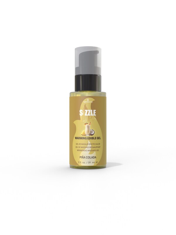 Sizzle Lips Warming Gel Pina Colada 2 fl.oz. (59ml) Bottle