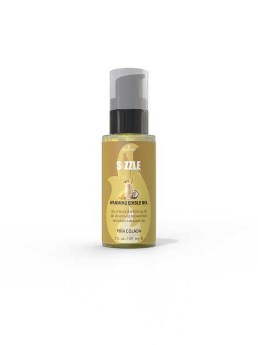 Sizzle Lips Warming Gel Pina Colada 2 fl.oz. (59ml) Bottle
