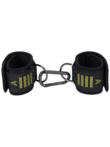 Fort Troff Tactical Ankle Cuffs Black Green - ClubX Australia