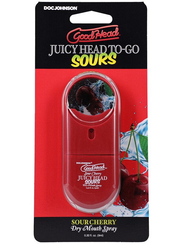 GoodHead Juicy Head Dry Mouth Spray To-Go Sour Cherry - ClubX Australia