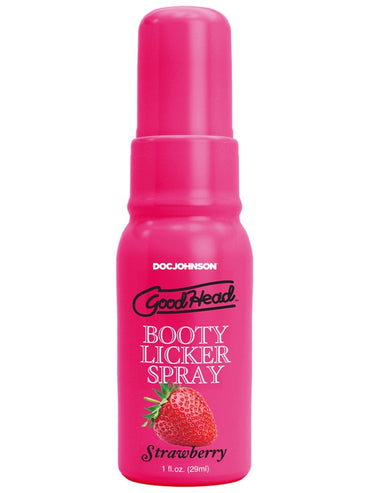 GoodHead Booty Licker Spray - Strawberry - Strawberry Flavoured Spray - 29 ml Bottle Doc Johnson