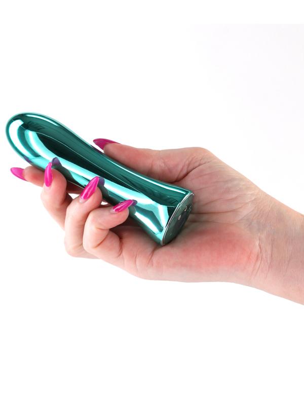INYA Shimmer Metallic Aqua bullet vibrator - ClubX Australia