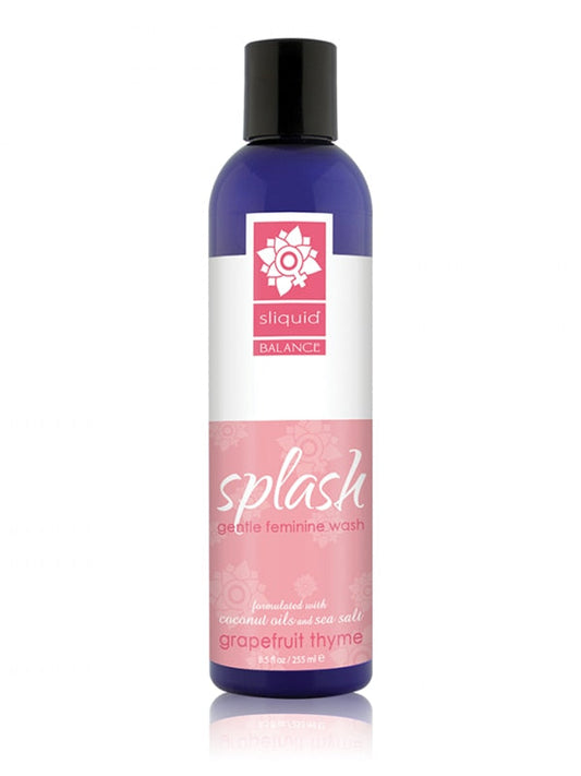Sliquid Balance Splash Grapefruit and Thyme Gentle Feminine Wash 8.5oz Sliquid