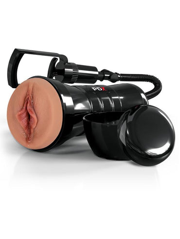 PDX Extreme Wet Pussies Super Sucker XXL Stroker Brown PDX Extreme