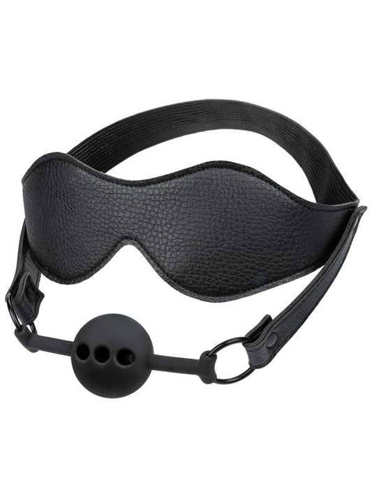 Nocturnal Collection Eye Mask and Breathable Ball Gag CalExotics