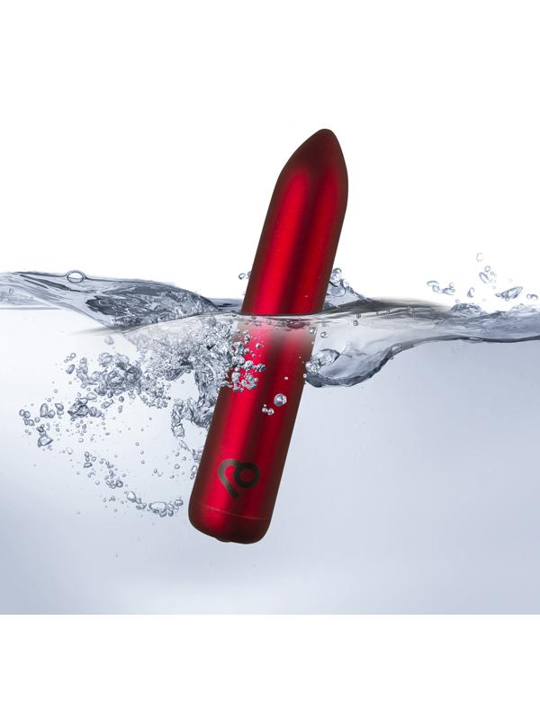 Poppy Red 16 Function Waterproof Rechargeable Bullet Rocks Off