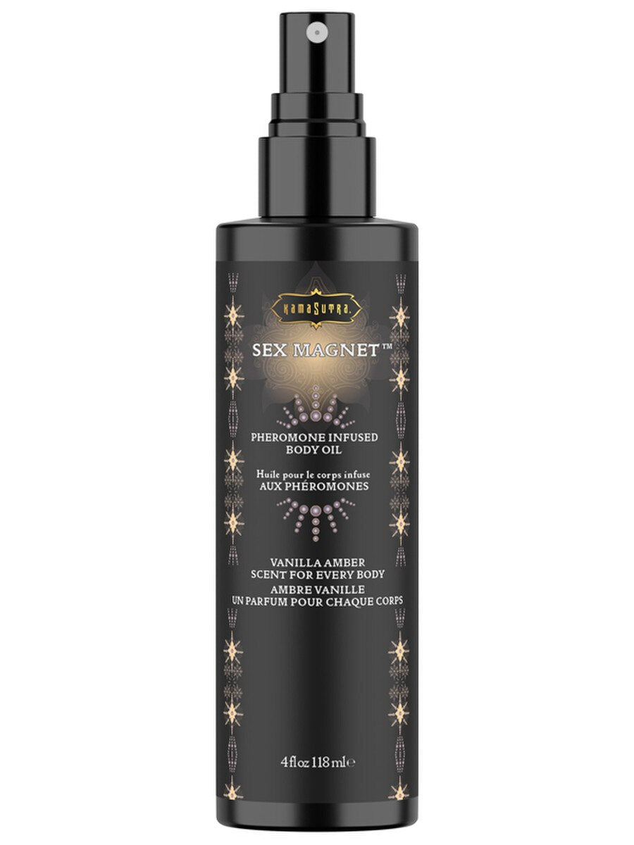 Sex Magnet Pheromone 4 oz/118 g Body Spray Vanilla Amber Kama Sutra