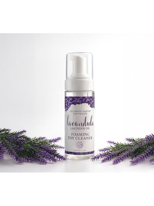 Intimate Earth Lavandula Toycleaner Foam 100ml - ClubX Australia