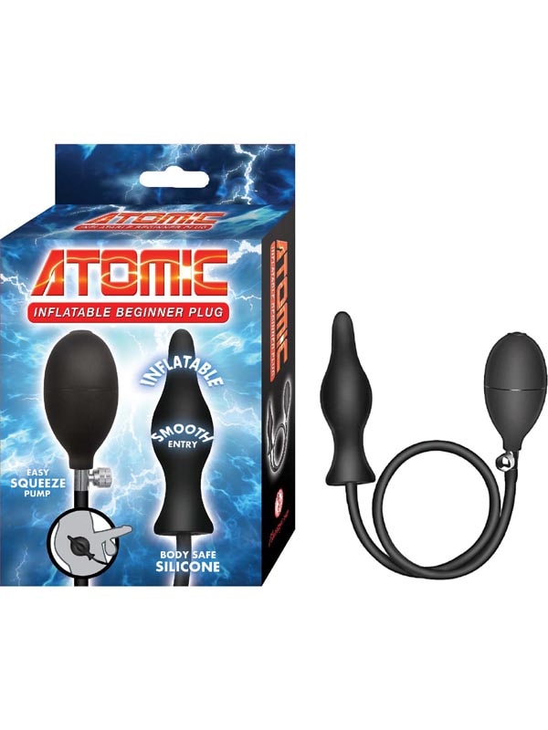Atomic Inflatable Beginner Plug Black Nasstoys