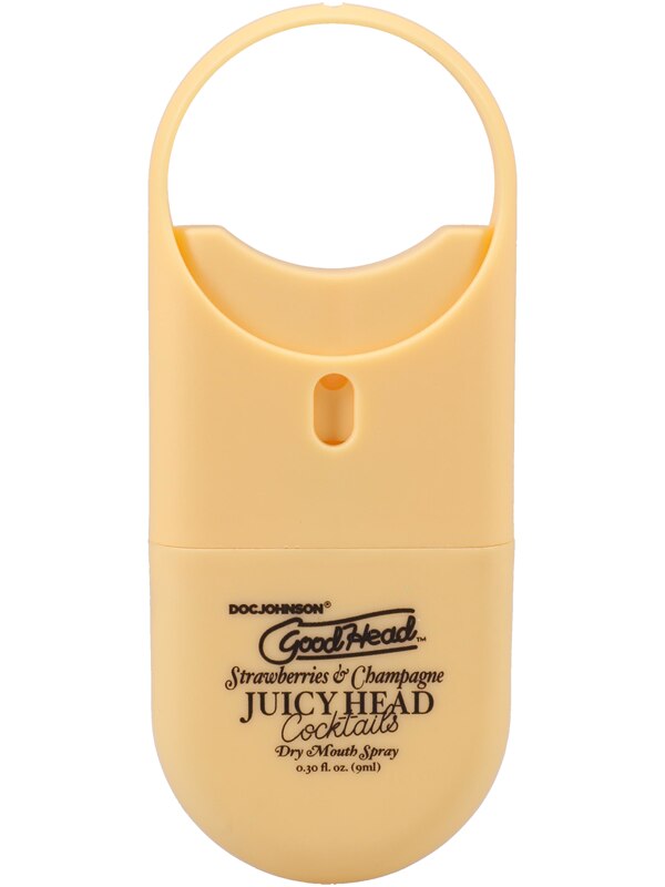 GoodHead Juicy Head Cocktails Dry Mouth Spray To-Go Strawberries & Champagne .30 fl. oz Doc Johnson