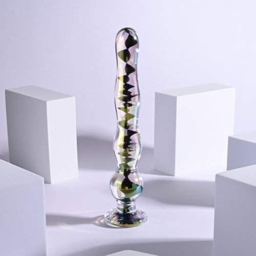 Playboy Pleasure Jewels Wand Glass Dildo - Club X