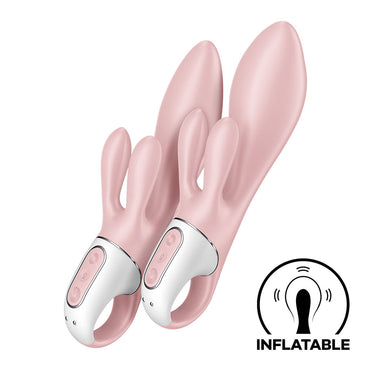 Satisfyer Air Pump Bunny 3 - Pink USB Rechargeable Inflatable Rabbit Vibrator Satisfyer