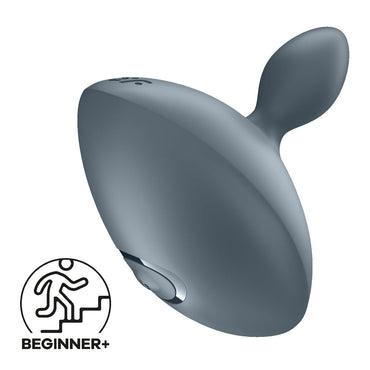 Satisfyer Booty Absolute Beginners 4 - Grey USB Rechargeable Vibrating Butt Plug Satisfyer