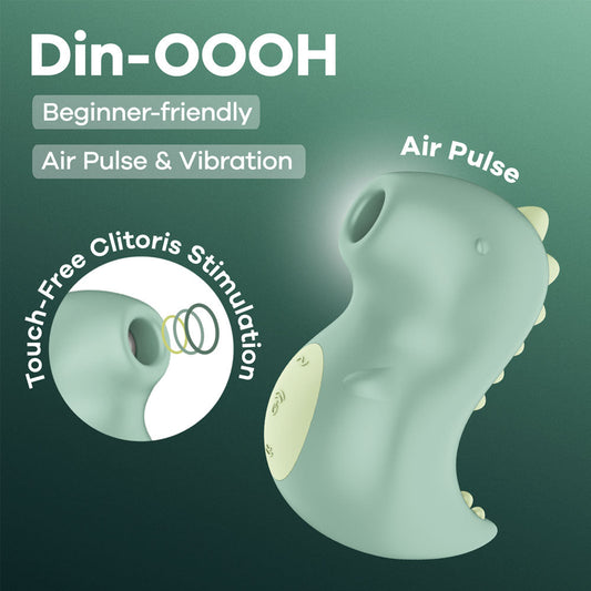 Satisfyer Din-OOOH - Mint Green USB Rechargeable Air Pulse Stimulator Satisfyer