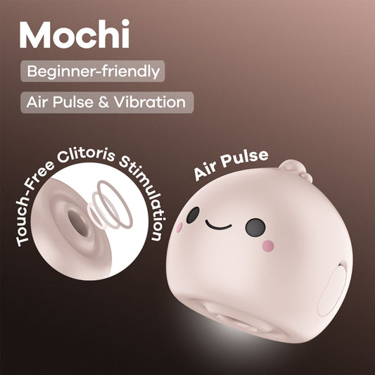 Satisfyer Mochi - Beige - Beige USB Rechargeable Air Pulse Stimulator Satisfyer