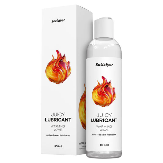 Satisfyer Juicy Lubricant 300 ml Warm Wave - Warming Water Based Lubricant - 300 ml Bottle Satisfyer