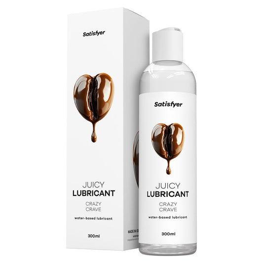 Satisfyer Juicy Lubricant 300 ml Crazy Crave - Coffee Scented Water Based Lubricant - 300 ml Bottle Satisfyer