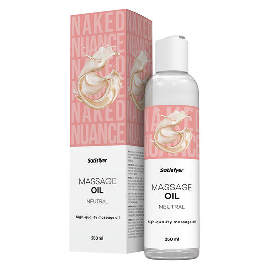 Satisfyer Massage Oil 250 ml Neutral - Unscented Massage Oil - 250 ml Bottle Satisfyer