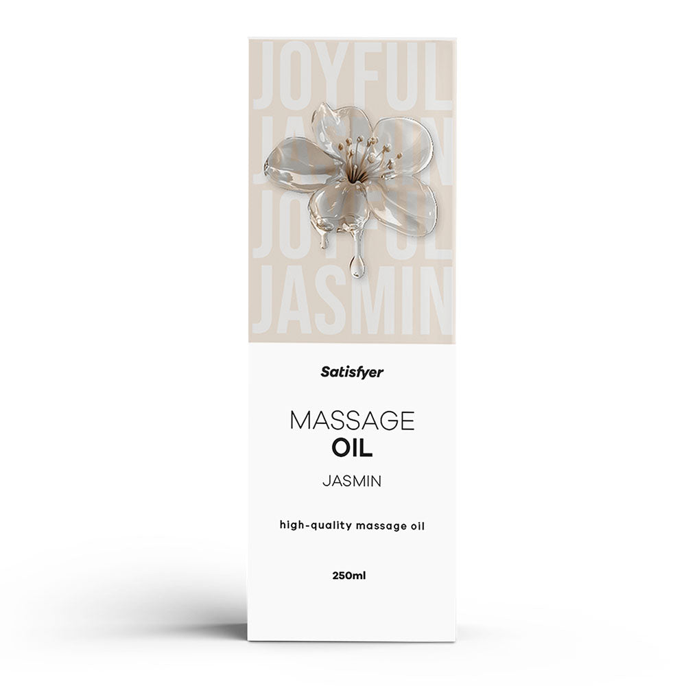Satisfyer Massage Oil 250 ml Jasmine - Jasmine Scented Massage Oil - 250 ml Bottle Satisfyer