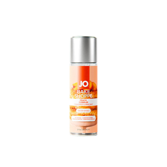 JO Bake Shoppe - Peach Cobbler - Peach Cobbler Flavoured Water Based Lubricant - 60 ml Bottle JO