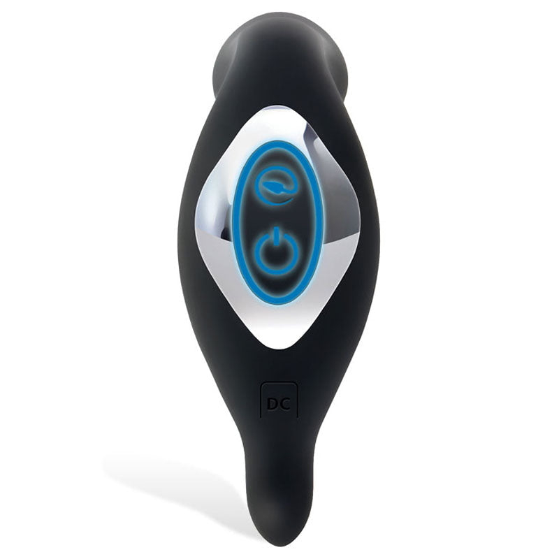 Adam & Eve 3-Point Prostate Massager - Black USB Rechargable Vibrating Prostate Massager Adam & Eve
