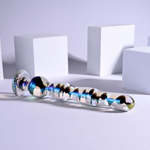 Playboy Pleasure Jewels Wand Glass Dildo - Club X