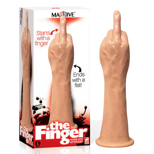 Massive The Finger - Flesh 35 cm (14'') Fisting Trainer Dong Icon Brands