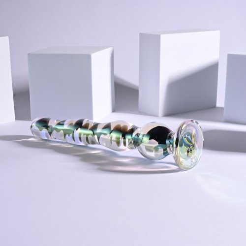Playboy Pleasure Jewels Wand Glass Dildo - Club X