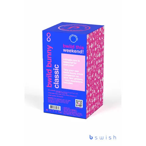 Bwild Classic Bunny Infinite Limited Edition Pacific Blue 15.2 cm USB Rechargeable Rabbit Vibrator - Club X