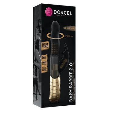 Dorcel Baby Rabbit 2.0 Black/Gold Vibrator - Club X