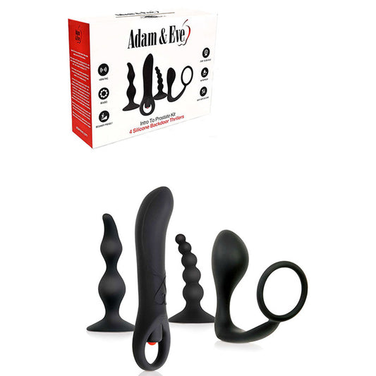 Adam & Eve INTRO TO PROSTATE KIT - 4 Piece Kit Adam & Eve