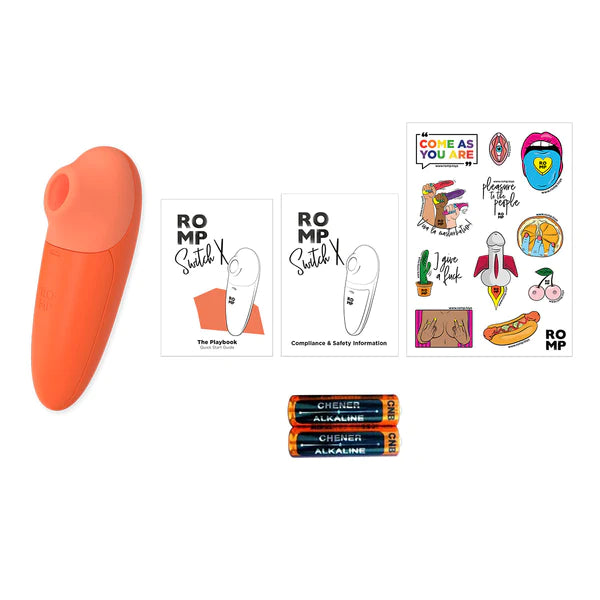 ROMP Switch X Clitoral Stimulator – Orange - Club X