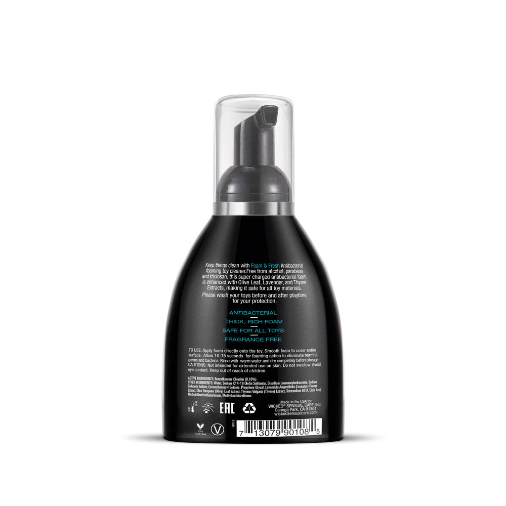 Wicked Foam 'n Fresh - Antibacterial Foaming Toy Cleaner - 240 ml (8 oz) Bottle Wicked