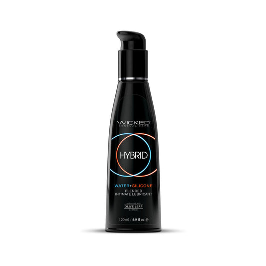 Wicked Hybrid - Water & Silicone Blended Lubricant - 120 ml Bottle Wicked