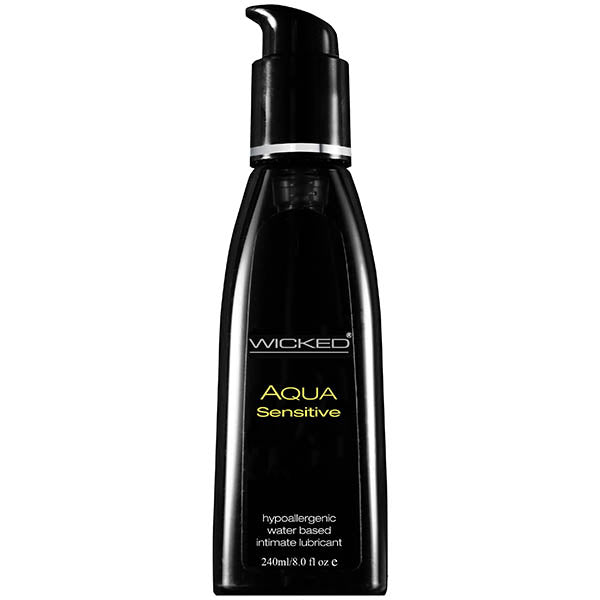 Wicked Aqua Sensitive - Water Based Lubricant - 240 ml (8 oz) Bottle Wicked