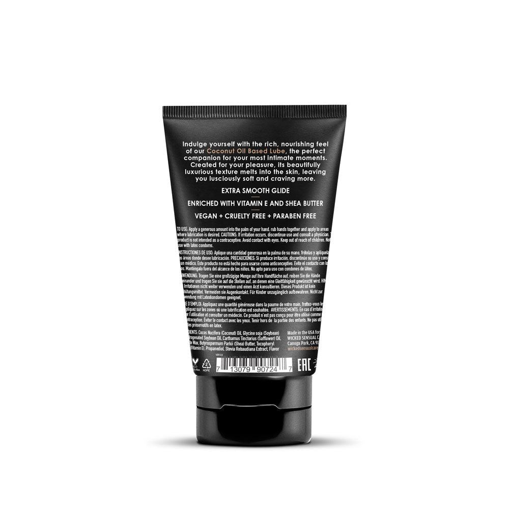 Wicked COCONUT - Coconut Oil Based Lubricant - 120 ml Tube Wicked