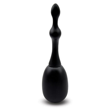 AquaClean Silicone 1-Way Valve Douche Set with Beaded Nozzle - 150 ml Capacity with Free Travel Douche Included Xgen Products
